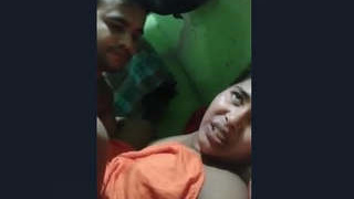 Sizzling couple engages in intimate video recording