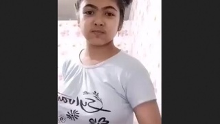 A stunning South Asian beauty seduces and performs oral sex