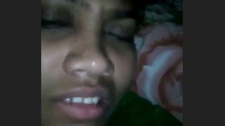 A wife from the village cries out as she is vigorously penetrated late at night