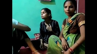 Family gathering turns into a group sex session