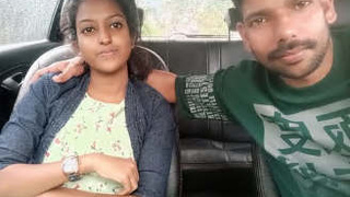 A Desi woman is vigorously fucked in a car