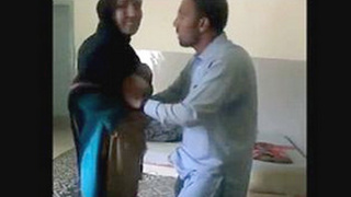 South Asian auntie engages in intimate encounter with neighbor's son