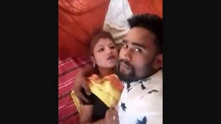 A South Asian wife pleasures her lover in a passionate sexual encounter