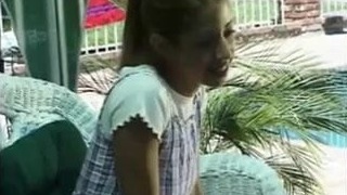 Eighteen-year-old with small breasts experiences first time with STP