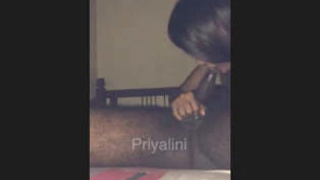 Indian beauty Priyalini rides her lover in a sensual video