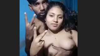 Passionate village romance caught on camera