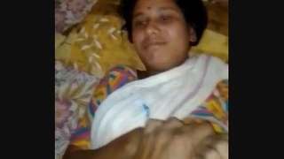 A village wife from India is roughly taken