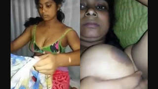 Passionate married couple from the village engages in intense lovemaking