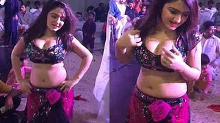 A tantalizing performance by a sultry dancer