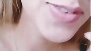 He's sucking on his tits before he leaves the milk