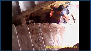 Indian aunty's naughty laundry time