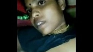 A woman from a rural Indian community receives intense sexual activity, including oral sex