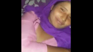 My friend's intimate and virgin pussy gets pleasure