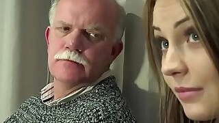 Old Young Porn Teen Gangbang by Grandpas pussy fucking fingering gagging
