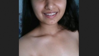 Gorgeous Indian woman misbehaves on film