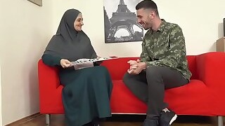 Hot muslim wife gets fucked hard