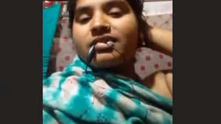 Sensual Bengali wife contacts via video call