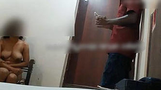 Desi beauty reveals her buttocks