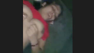 Erotic sounds of satisfaction during passionate intercourse