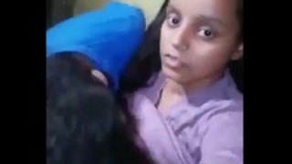 Young Indian couple shares intimate moments in homemade video