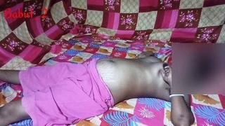 A married Indian woman from West Bengal enjoys rough sex with her husband