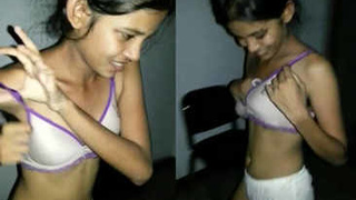 Sanuri from Sri Lanka in adorable lingerie