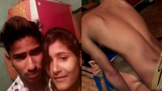 An adorable Indian woman experiences intense anal penetration from a man
