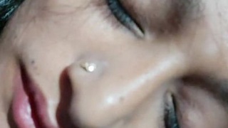 Young Indian woman with attractive breasts