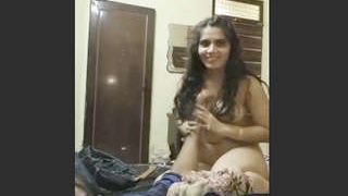 Indian housewife records herself having sex with her lover