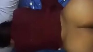 Big ass south Indian aunty fucked with loud moaning