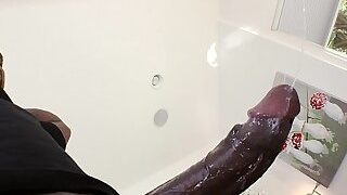 Big Assed White Babe gets Throat Fucked by Black Guy