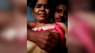 Desi stud enjoys XXX sex with mature aunt in home porn