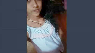 Indian beauties indulge in a sensual self-portrait on camera