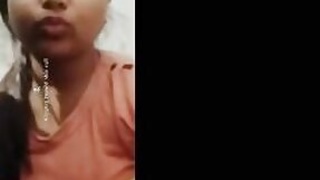 Chubby Desi XXX college student shows her tits and pussy on camera