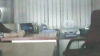 Desi XXX woman strips naked and gets fucked in the mouth in her office MMC