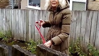 Elderly grandmother Doris in explicit video
