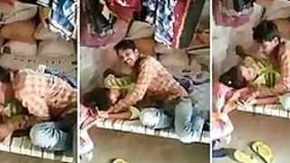 Girl seduced a servant and cheated on her boyfriend in his house, XXX Desi MMC