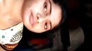 Slutty Indian Desi girl jerking off with petroleum gel