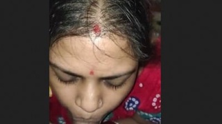 A village woman from India gives oral pleasure to her brother-in-law