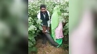 Couple from the village caught having sex in the bush, desi XXX mms