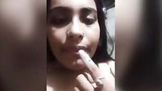 Girl with big tits makes a vicious video for her boyfriend