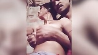 Nursing wife Dehati sex play scene from MMC movie