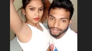 Seductive Indian wife performs oral sex