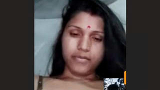 Assamese woman reveals her breasts during a video chat