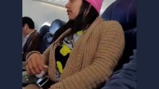 A daring Desi girl's adventure on an airplane