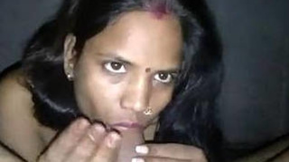 A Desi prostitute gives a deep blowjob and rough anal sex to a client