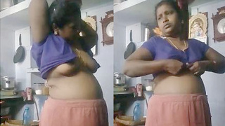 Desi auntie's sensual wardrobe change