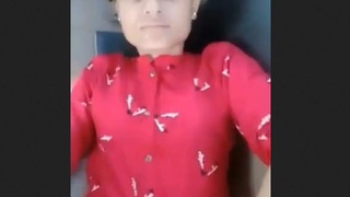 A stunning Desi wife displays her lovely vagina and has sex in a car