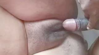 Village aunty's large pussy gets pleasure