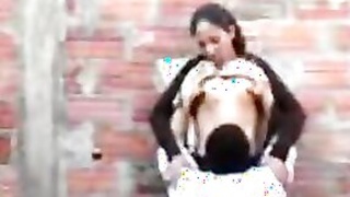 The elder bhabhi was fucked in the open, but the landlord's son